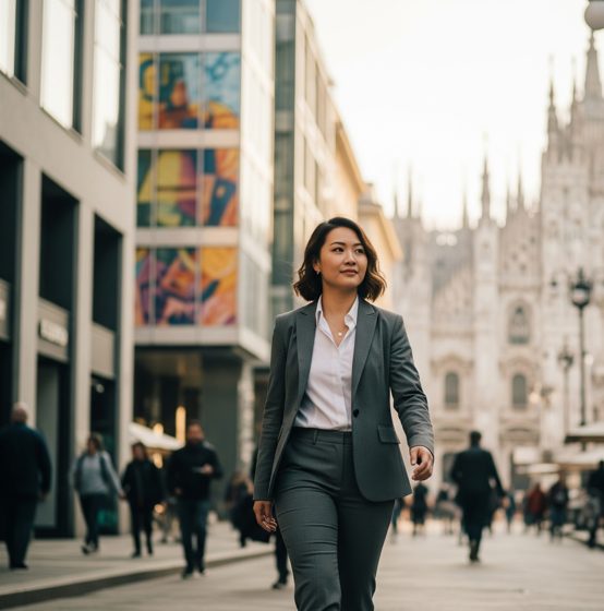 life coaching milano donna che cammina